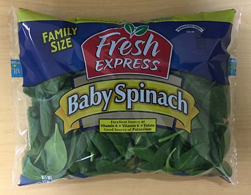Fresh Express Announces Precautionary Recall of a Limited Quantity of 12 oz. Baby Spinach Due to Possible Allergen Exposure